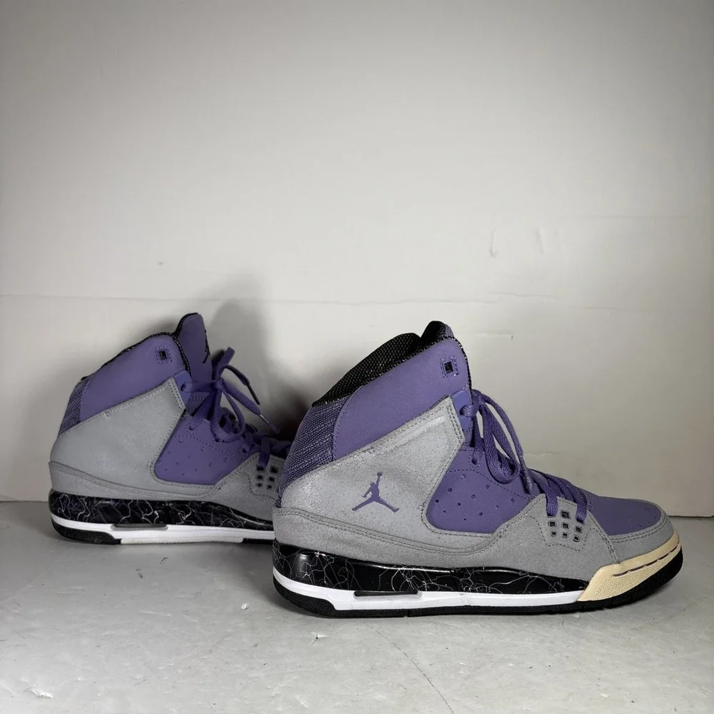 Size 6Y Nike Air Jordan SC-1 GS Stealth‎ / Purple Sneakers 439655 008
